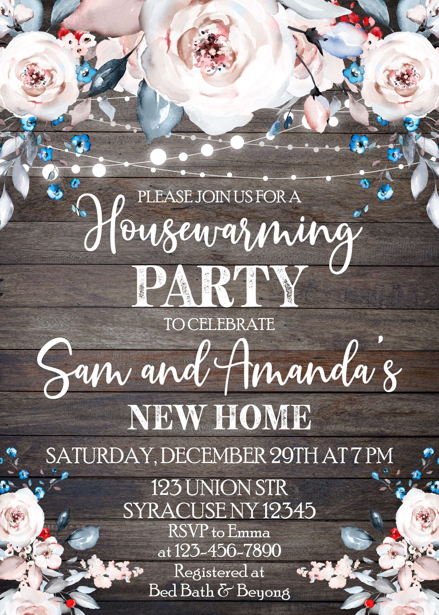 Housewarming Party Invitation New Home Party Invitation Etsy