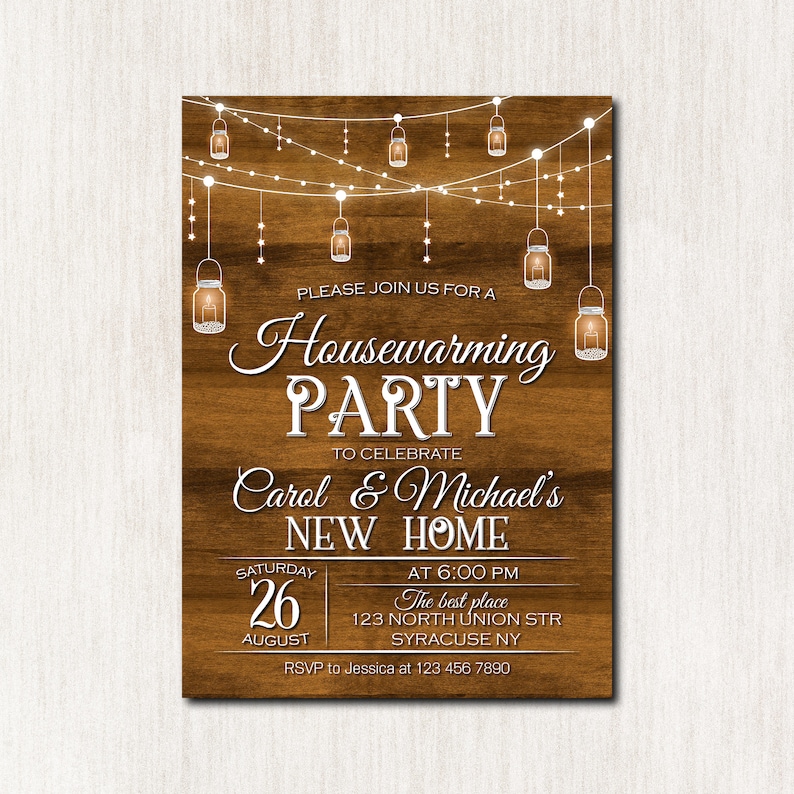 Housewarming Party Invitation New Home Party Invitation Etsy