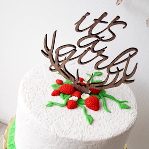 Topper per torta baby shower, è una ragazza o è un cake topper per ragazzi, sesso rivela cake topper, baby shower topper, nuovo baby cake topper
