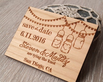 Wedding save the date magnets, wedding save the dates, wedding magnets, rustic save the dates, set of 25