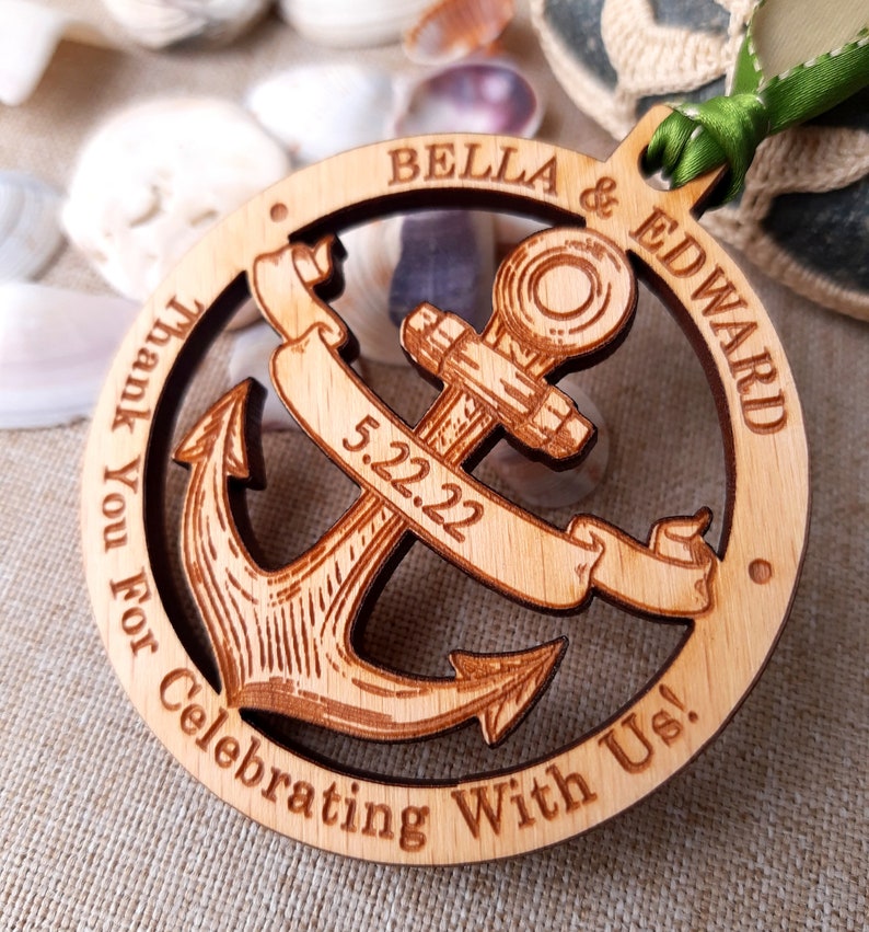 Personalized Anchor Wedding Favor Ornaments Party Favors Gifts for Personalized Anchor Wedding Favor Ornaments Party Favors Gifts for