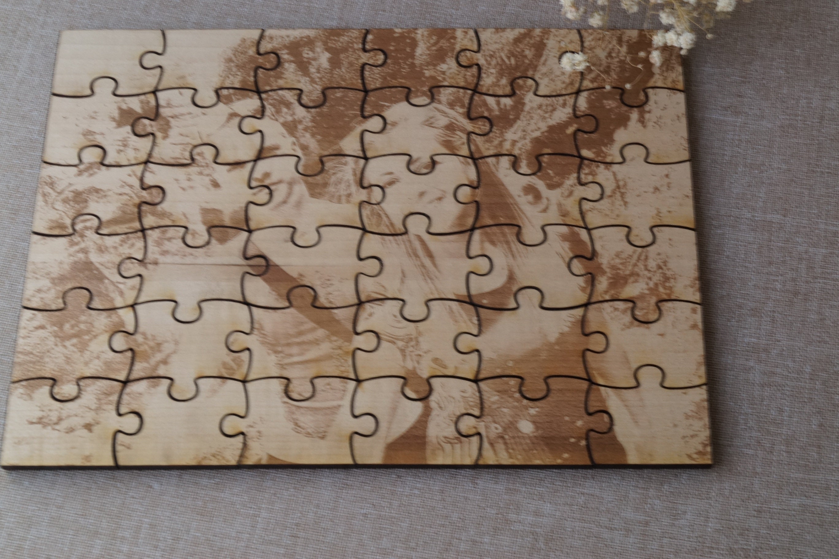 5th wedding anniversary gift idea Wooden picture puzzle custom made wooden puzzle laser engraved puzzle personalized with YOUR PICTURE 5th wedding anniversary gift idea Wooden picture puzzle custom made wooden puzzle laser engraved puzzle personalized with YOUR PICTURE