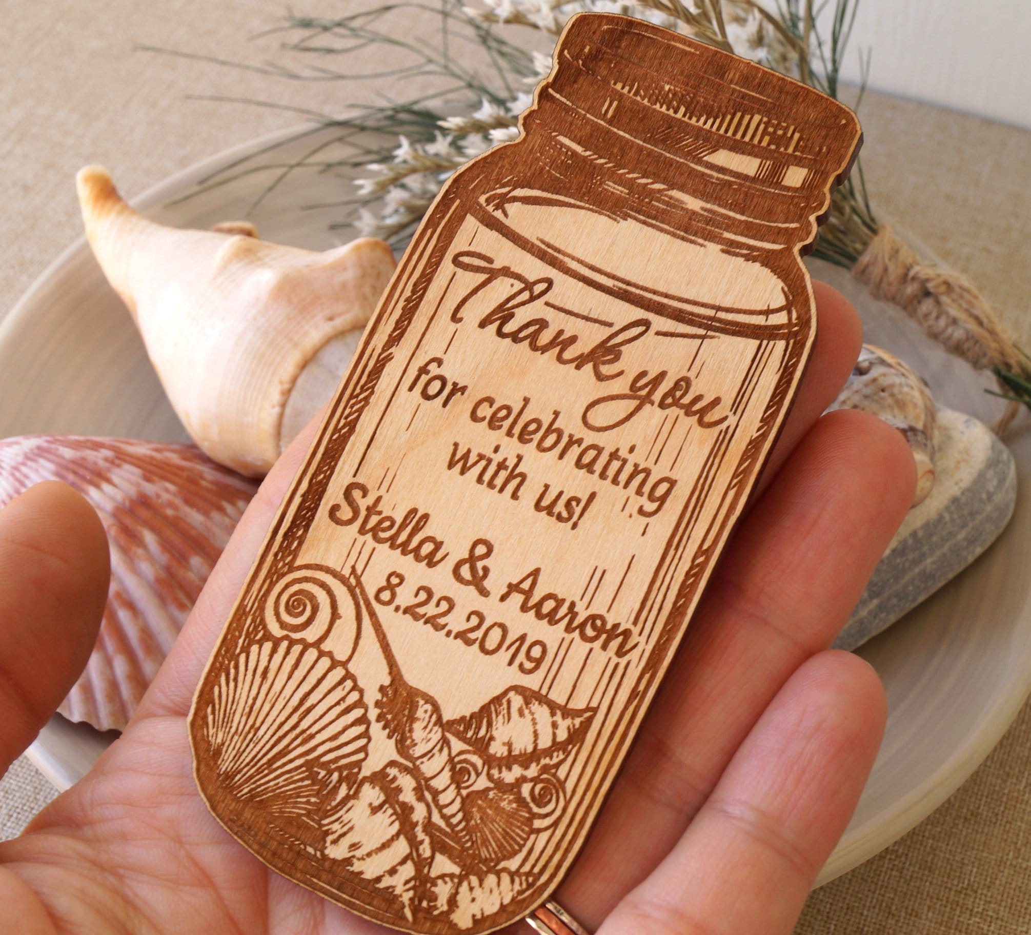 Personalized Mason Jar Magnets