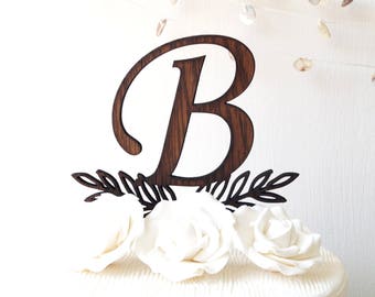 Cake Topper, Monogramm Tortenaufsatz, Tortenaufleger Hochzeit, Torten deko