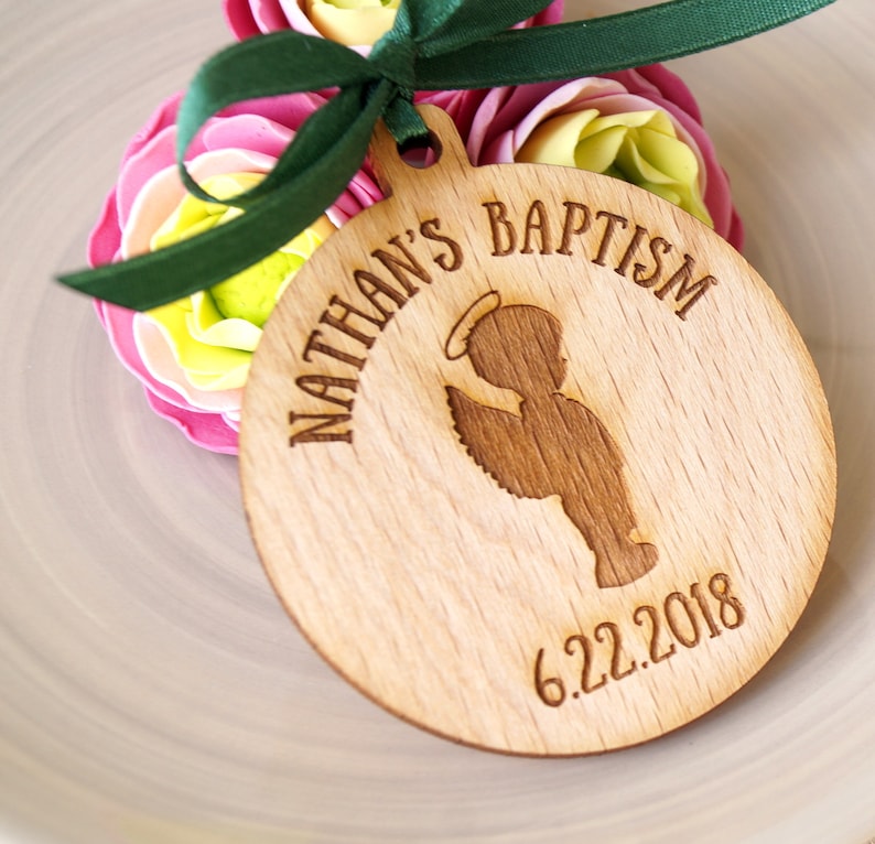 Baptism favors baptism ornaments personalized baptism Etsy