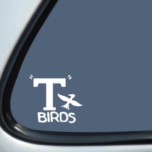 T Birds Grease Vinyl Decal Sticker 5 year warranty! Great for jackets for Halloween!  Shipped with tracking!