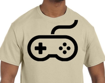 Retro Videospiel Controller T-Shirt NEU *Wähle deine Farbe & Größe*