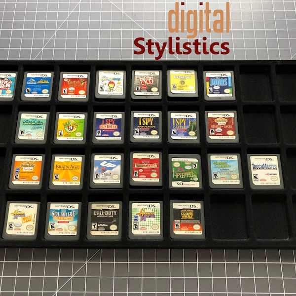 Nintendo DS / 3DS Display Tray (Case Inserts) (Holds 32 Games) NEW