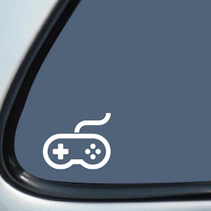 Retro Video Game Controller Vinyl Decal Sticker 5 yr warranty Shipped w tracking