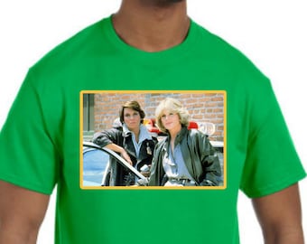 Cagney und Lacey T-Shirt NEU *Wählen Sie Ihre Farbe und Größe* 80er-Jahre-TV-Show