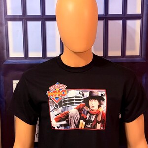 T-shirt Homme Doctor Who Noir - Taille S - Col Rond - Coton - Occasion Bon état