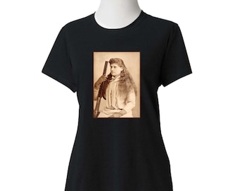 Annie Oakley T-Shirt Damen NEU *Wählen Sie Ihre Farbe und Größe* Wilder Westen