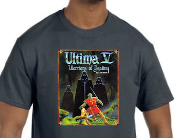 Ultima V T-shirt NIEUW *Kies je kleur en maat* C64 Amiga Warriors of Destiny