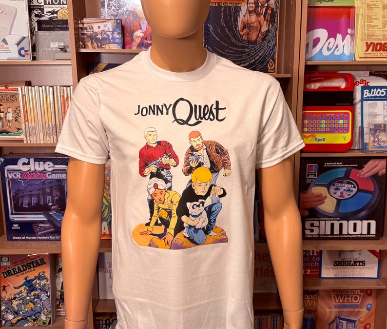 Jonny Quest T-Shirt NEW *Pick your size* Johnny 80's cartoon 70's image 1