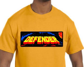 Defender T-Shirt NEW *Pick your color & size* retro video arcade game