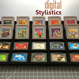 Nintendo Gameboy / GBA Advance Display Tray (Case Inserts) (Holds 20 Games) NEW