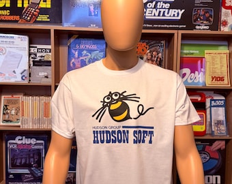 Hudson zacht T-shirt NIEUW *Kies je maat* retro videogames