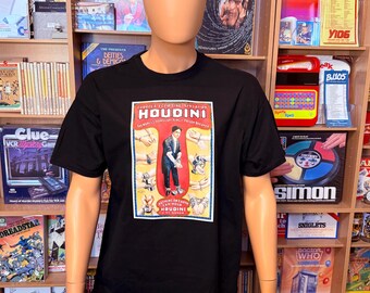 Harry Houdini T-Shirt NEU *Farbe & Größe auswählbar* Magier entfesselt Künstler
