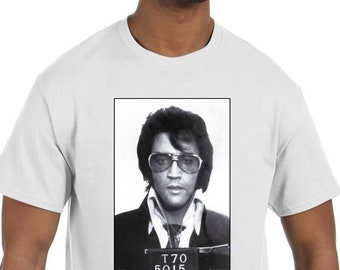 Elvis Presley T-shirt NIEUW *Kies je maat* mugshot