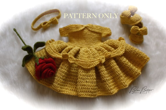newborn belle dress