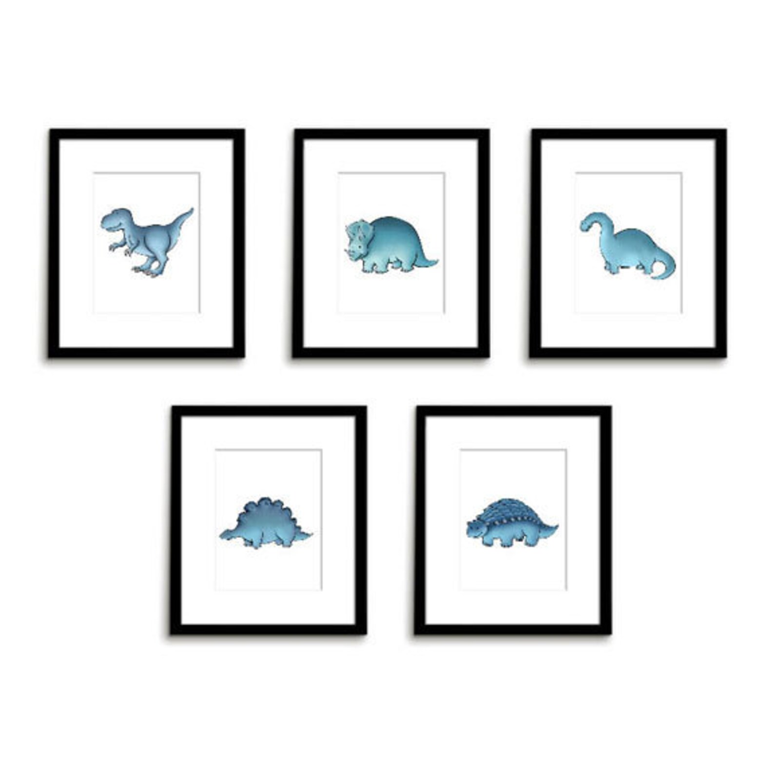 Dinosaur Nursery Art Dinosaur Prints Wall Art Baby Boy Bedroom Etsy
