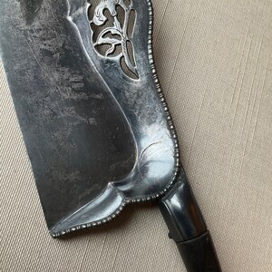 Silver crumb catcher, antique, New Redfort Mass. Pairpoint
