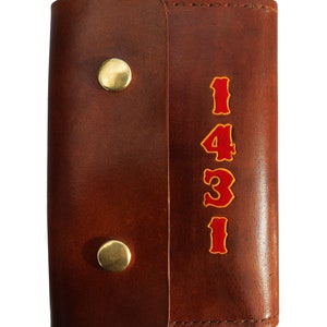 Leather Wildland Firefighter IRPG Wallet