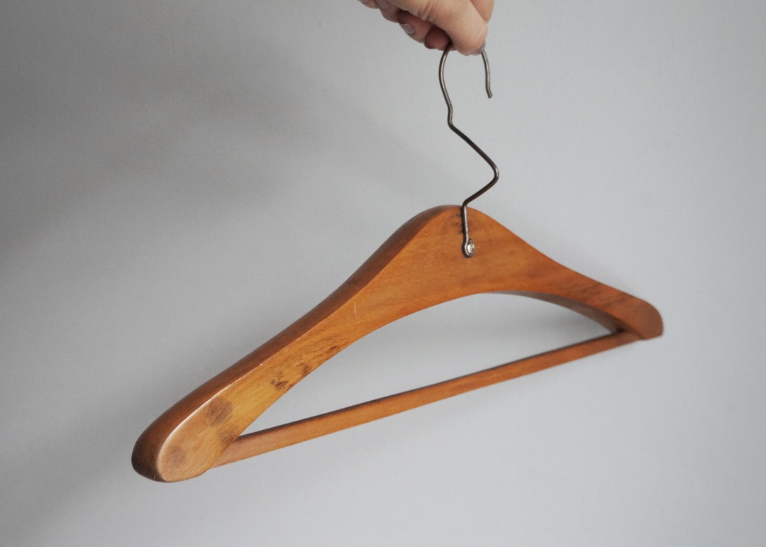 Triangular Wooden Clothes Hanger With Hook With Loop and Etsy
