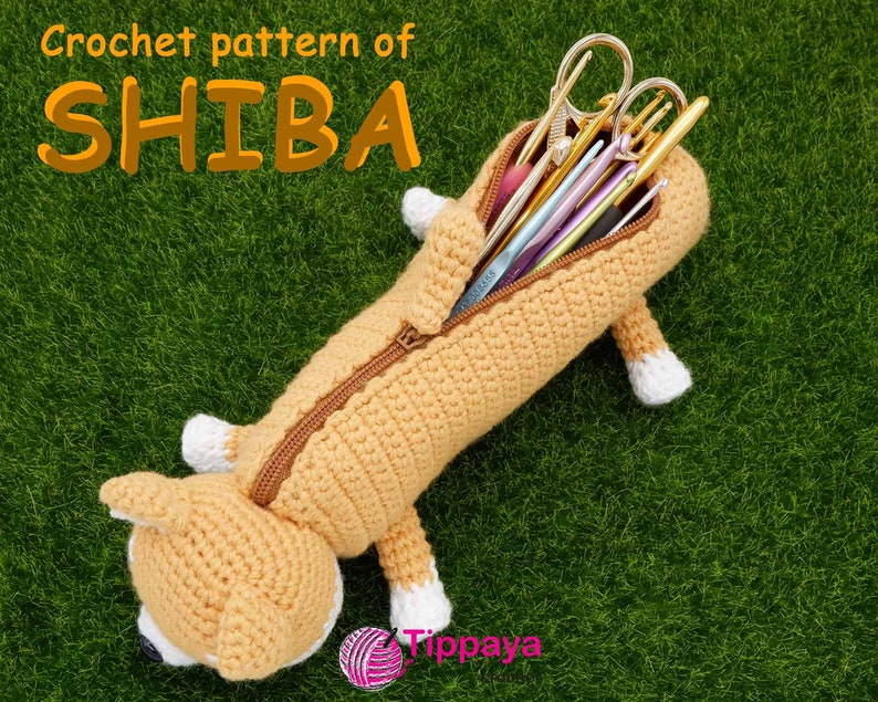 Crochet pattern of dogs bundle pack, Crochet pattern, amigurumi pattern, amigurumi animal, amigurumi dachshund, amigurumi shiba, amigurumi image 3