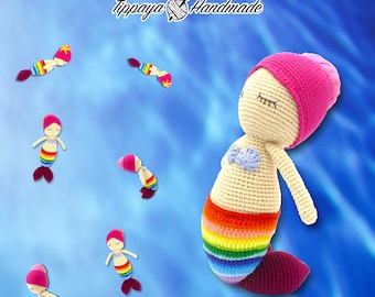 Crochet pattern of mermaid