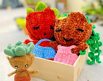 Happy Tree family Crochet Pattern