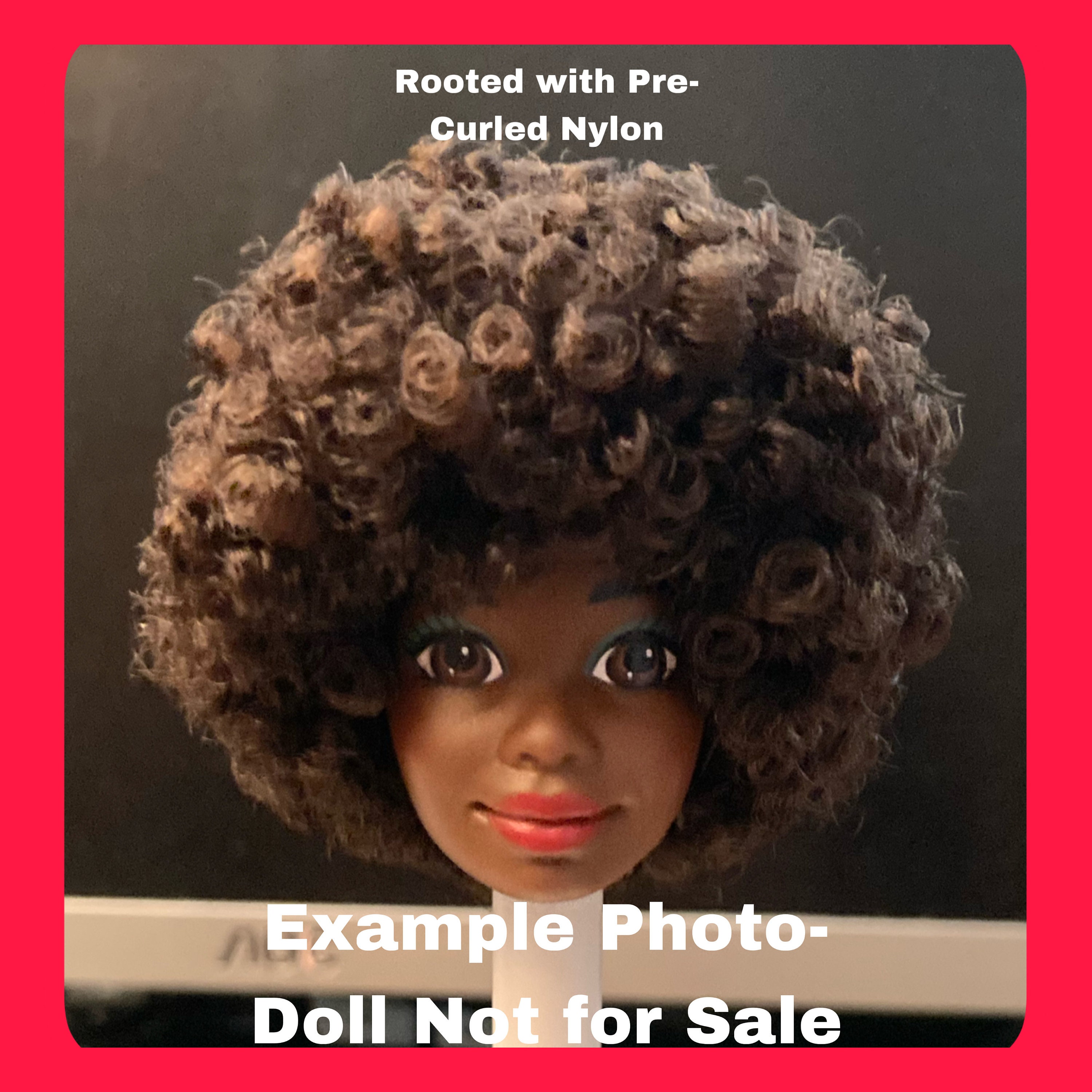 Spring Bulbs Nylon Doll Hair for rerooting