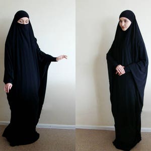 Transformer Black Khimar Maxi dress, Transformer black hijab, Purpal nikab,traditional hijab, ready to wear hijab, prayer Dress, Maxi Burqa