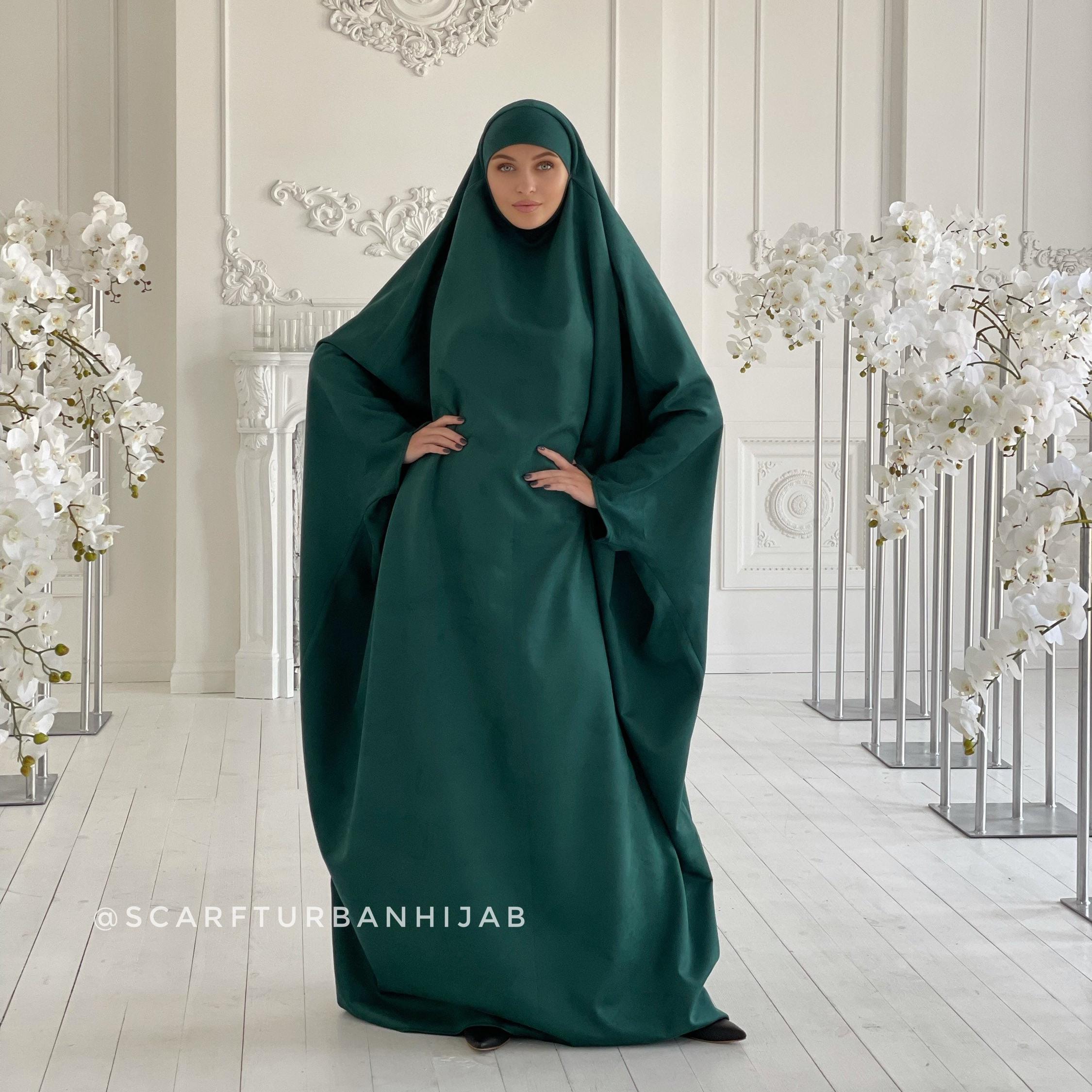 Emerald Green Jilbab - Etsy