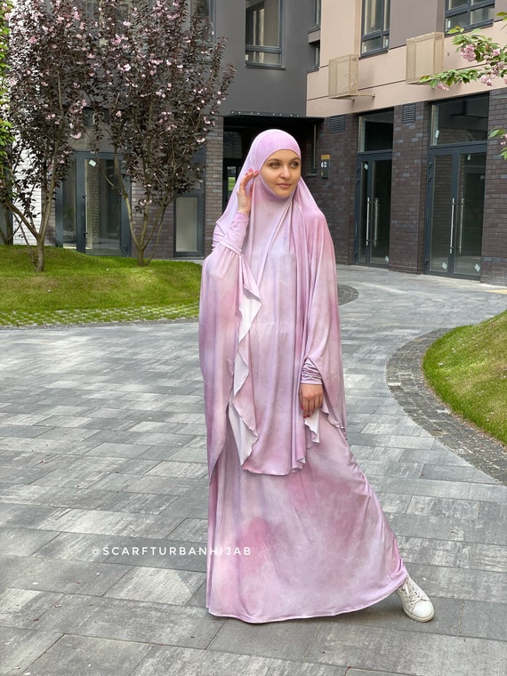 open lace back dress Qistana Evening Dress + Free Hijab