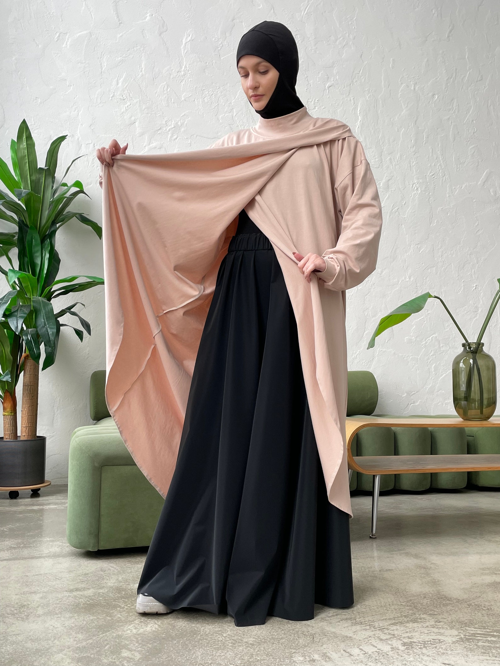 Modesty Tunic Elegant Modest Tunic Suitable for Breastfeeding Made of Cotton Jersey ...