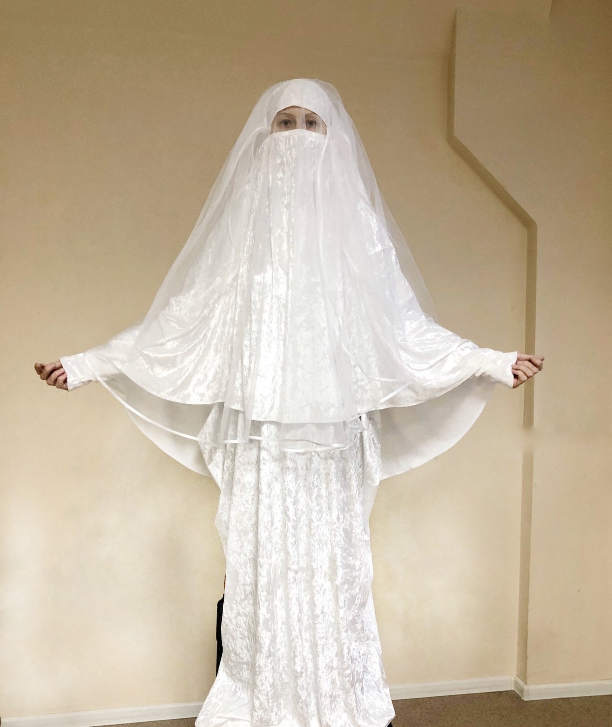 Niqab wedding gown best sale