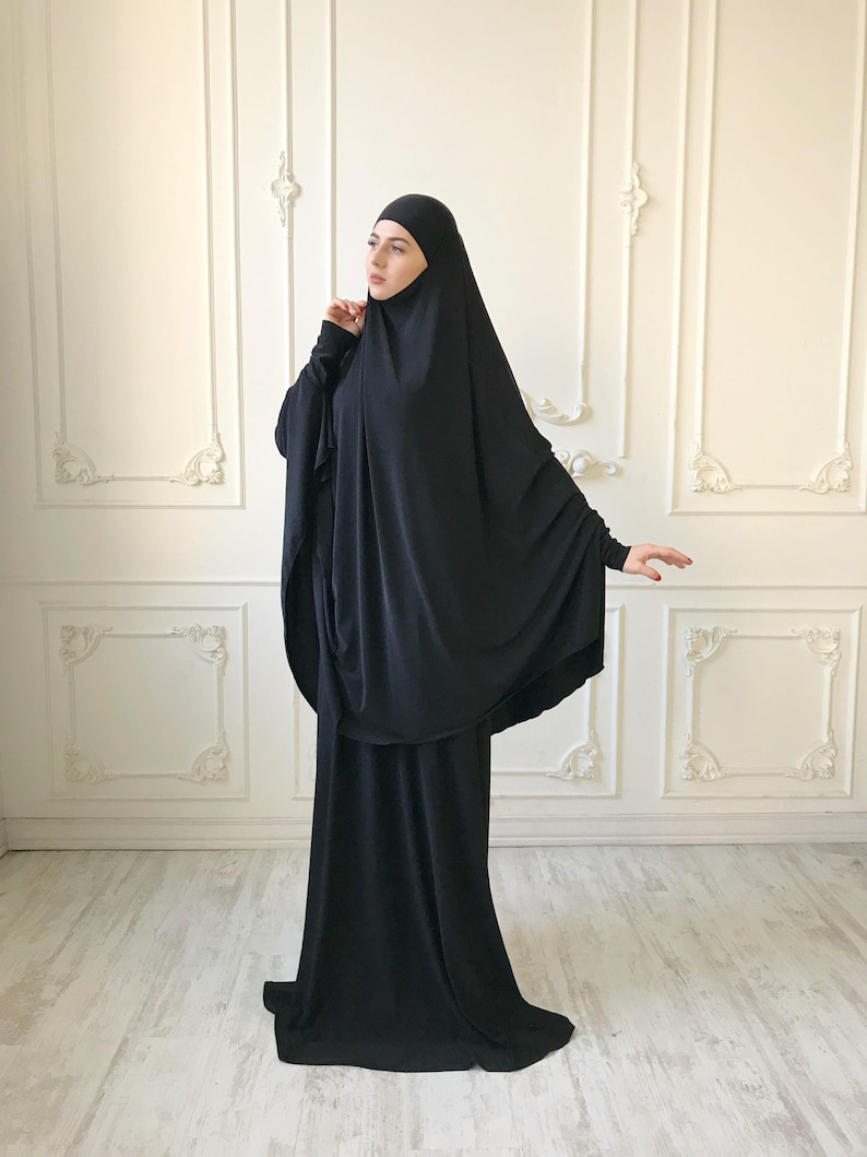 Transformer Black Khimar niqab transformer french jilbab ...