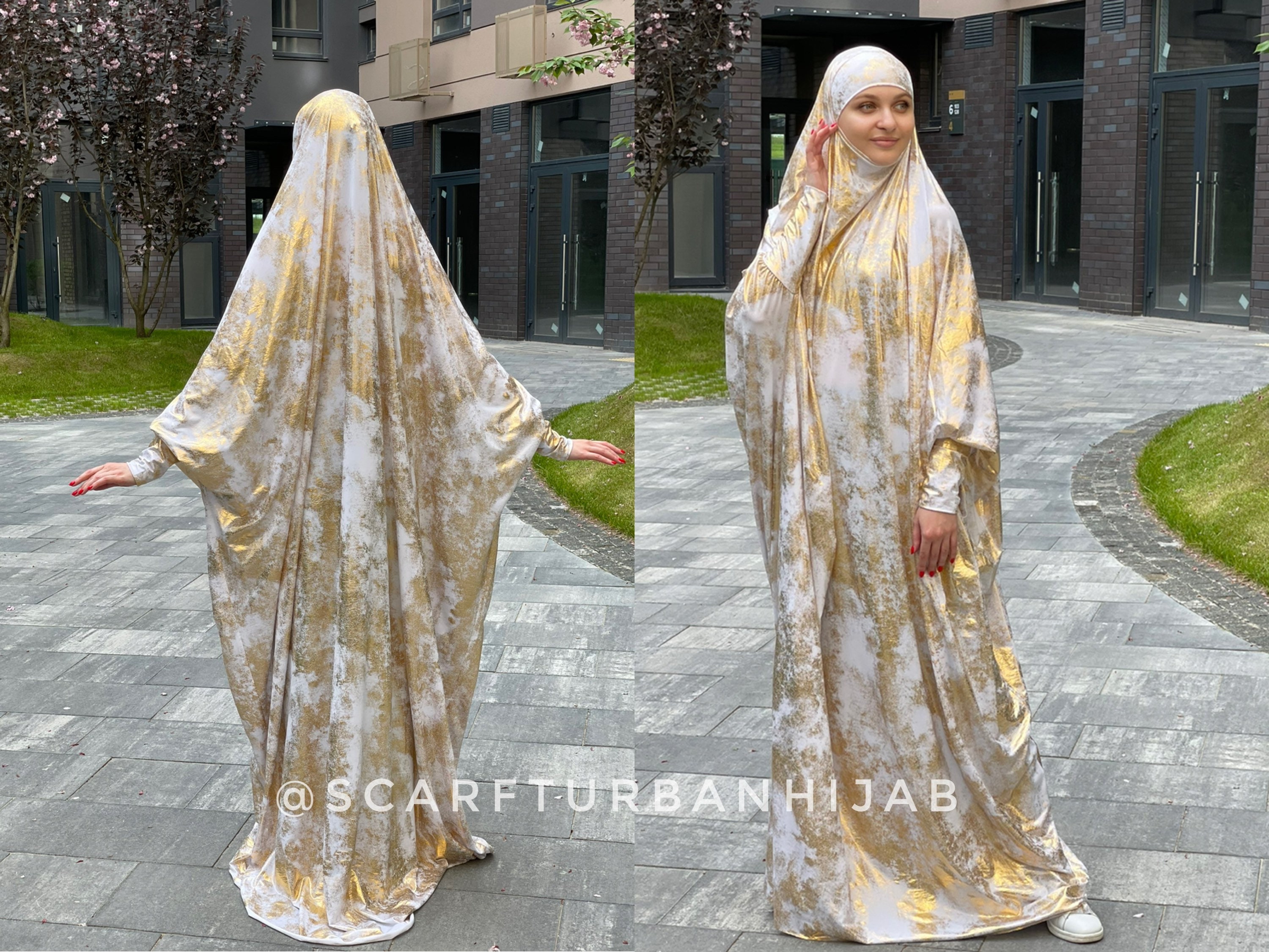 Gold abaya best sale