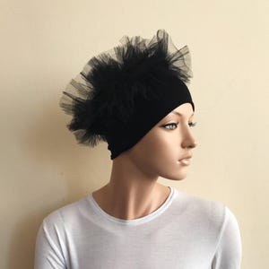 Black Hijab Volumizer, Anti Slip Headband, Muslim Headcovering