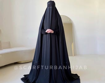 Elegant Silk Afghan Burqa, Traditional Design with a Modern Twist