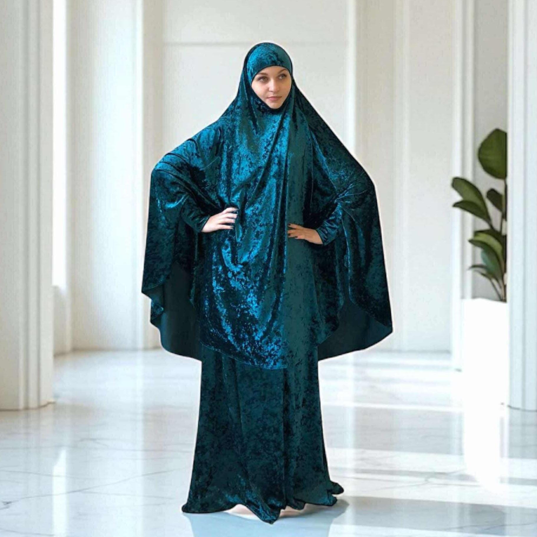 Emerald Green Jilbab - Etsy Emerald Green Jilbab - Etsy