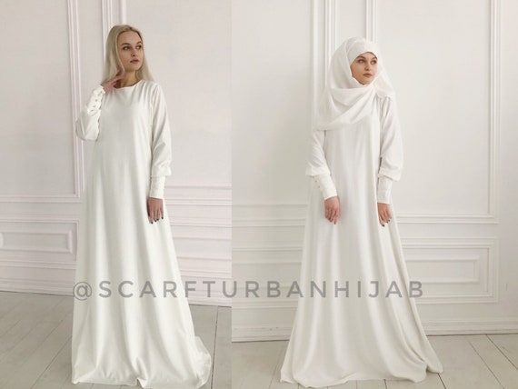 de novia musulmanes hiyab traje de - Etsy