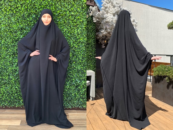 Black dresses for hijab 2025