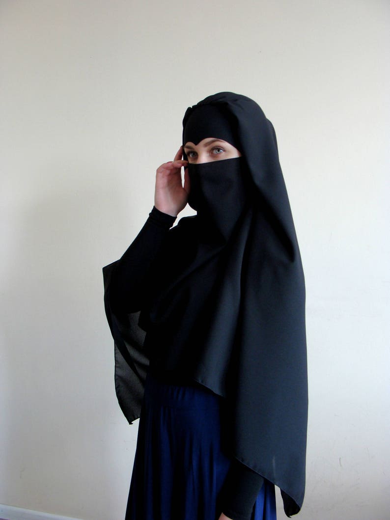  Niqab  int gral noir  niqab  traditionnel burqa noire  hijab 
