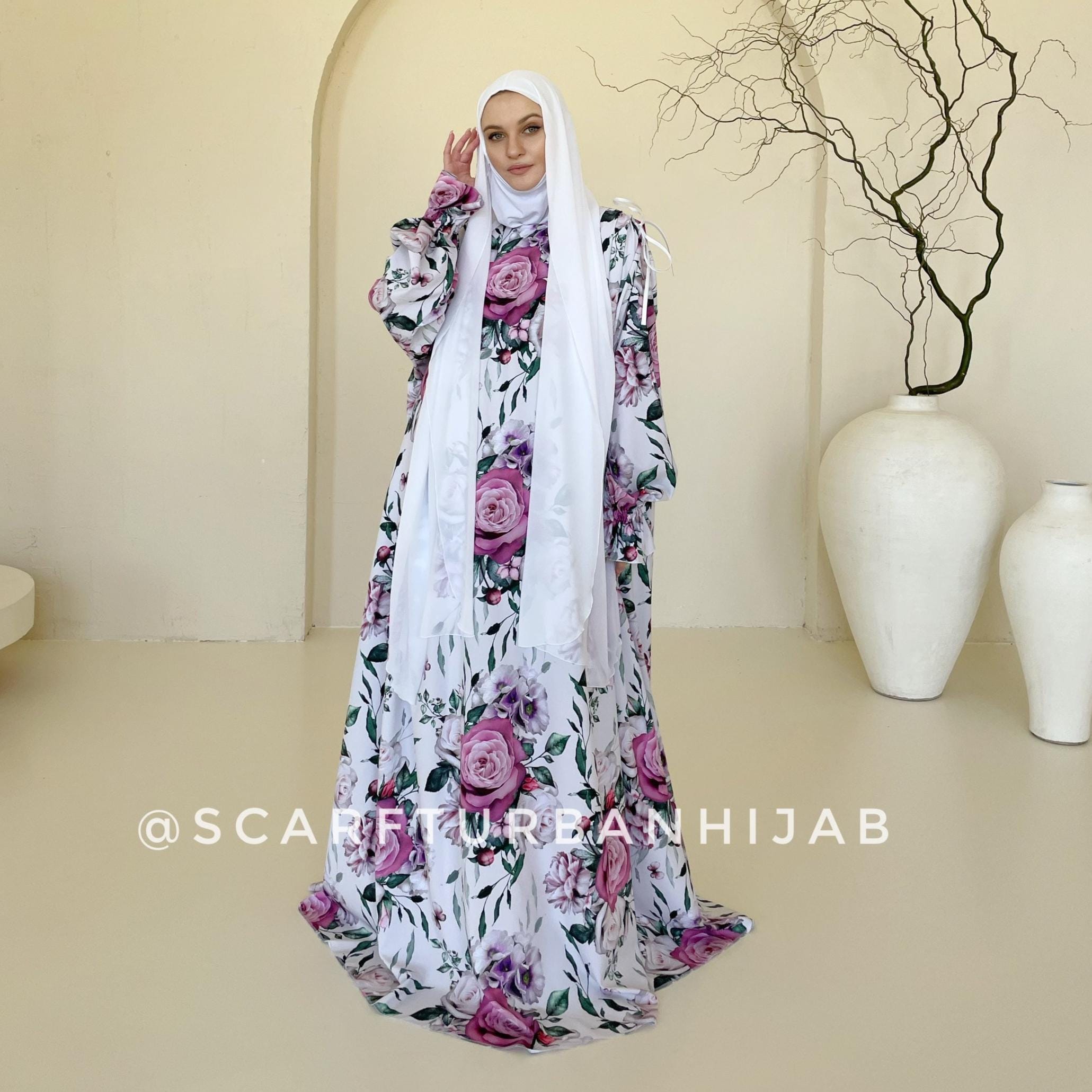 knee length dresses for ladies Modern Muslim Women's Relaxed Denim Maxi Dress