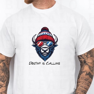 Camiseta &quot;El Destino Te Llama&quot;, camiseta de fútbol americano Mr. Brightside Buffalo, sudadera Buffalo para mujer, regalo &quot;Vamos Buffalo, NY&quot; para hombre, fan de Buffalo