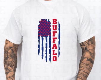 Buffalo American Flag Shirt, Buffalo Football Shirt, Women’s Buffalo Sweatshirt, Mens Let’s Go Buffalo NY Gift, Buffalo Fan Apparel