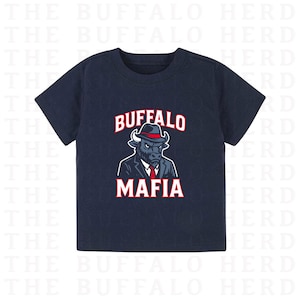 Kids Buffalo Mafia Shirt, 716 Buffalo Football Baby Gift, Funny Youth Buffalo Kids Apparel, Toddler Let&#39;s Go Buffalo NY Sweatshirt