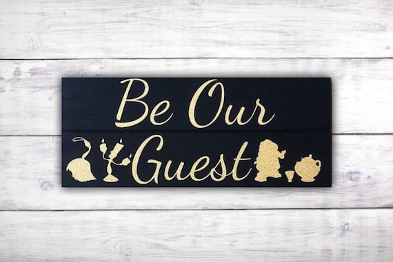 Be Our Guest Sign Beauty And The Beast Disney Wall Art Etsy Be Our Guest Sign Beauty And The Beast Disney Wall Art Etsy